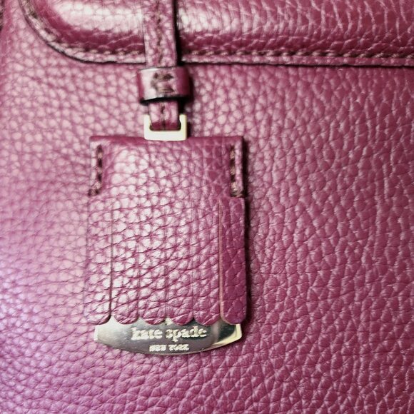 *** SOLD *** KATE SPADE PEBBLE LEATHER DUAL STRAP BAG - Picture 5 of 12